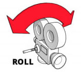 حرکت رول (Roll)